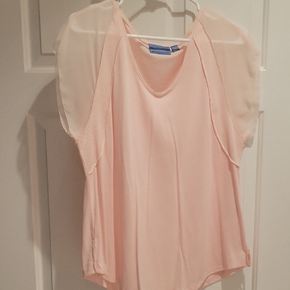 Simply Vera Vera Wang Light Pink Blouse